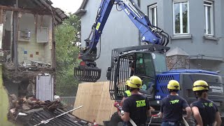 Download lagu Exklusiv: THW reißt einsturzgefährdete Villa Kunterbunt ab in Bonn-Oberkassel am 7./8.8.25   O-Töne mp3
