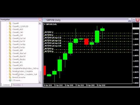 Video Pending Orders Grid Drag and Drop