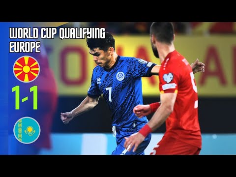 North Macedonia - Kazakhstan | 1-1 | Highlights | World Cup Qualifying 2026 | macedonia kazakhstan