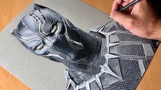 Speed Drawing: Black Panther - Marvel - Timelapse | Artology