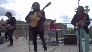 Them Beatles, Back in the U S S R, Come Together, Revolution. (ROOFTOP SHOW)