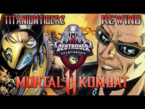 Titaniumtigerz vs Rewind (CHAMPIONSHIP BATTLE) - Destroyer's Finale Tournament - MK11