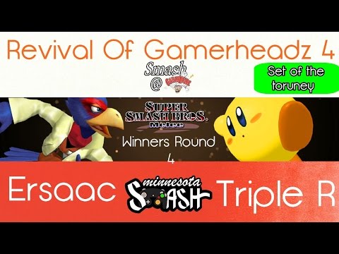 ROG 4: Ersaac vs Triple R (SSBM WR4)
