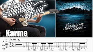 Karma / Parkway Drive (screen TAB | Guitar lesson)
