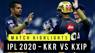 HIGHLIGHTS | KKR Vs KXIP IPL 2020 FULL MATCH HIGHLIGHTS