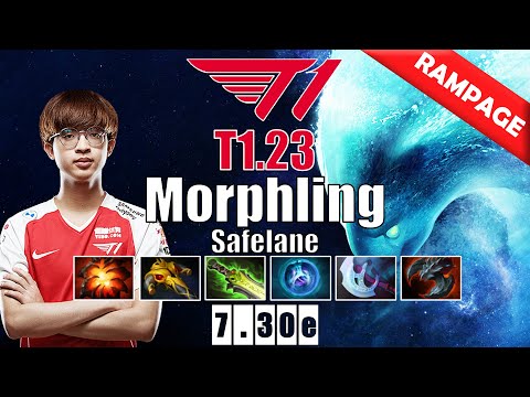 Morphling Safelane | T1.23 | 7.30E MORPHLING RAMPAGE INSANE 23 KILLS | 7.30e Gameplay Highlights