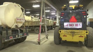 How are Minot and Bismarck prepping for snow