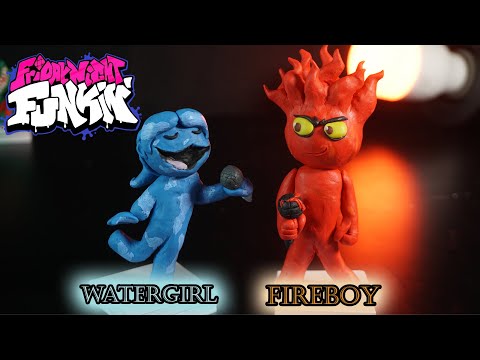 Friday Night Funkin' - Making Fireboy & Watergirl | FNF Mod
