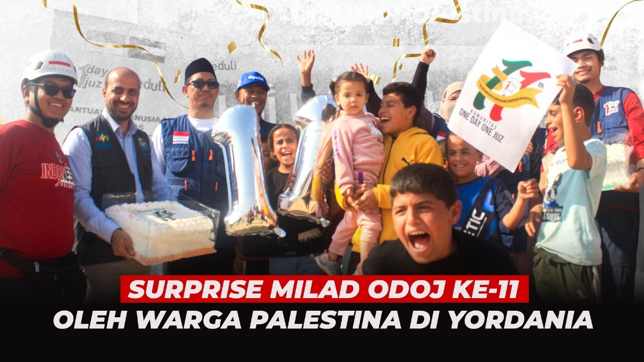 SUPRISE DARI WARGA PALESTINA DI MILAD ODOJ KE- 11