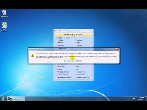 Excel Timesheet Template Software
