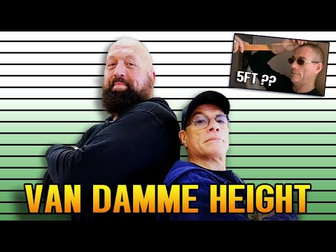 Jean Claude Van Damme's Height is Striking! 🤜