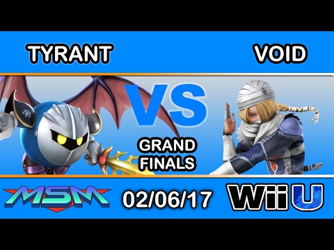 MSM 84 - Tyrant (Meta Knight) Vs. CLG | VoiD (Sheik) Grand Finals - Smash Wii U