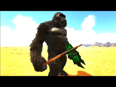 A Dança Da Vitória Do King Kong! Ark Survival Evolved Dinossauro #Shorts