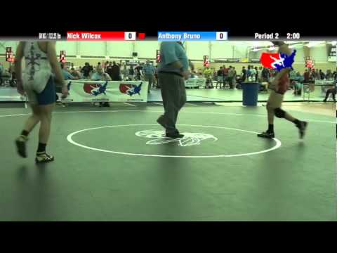 University Nat`ls FS  60 KG / 132.25 lbs: Nick Wilcox vs. Anthony Bruno