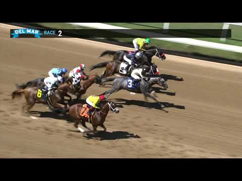 Perfect Ice Storm wins race 2 at Del Mar 08/30/20