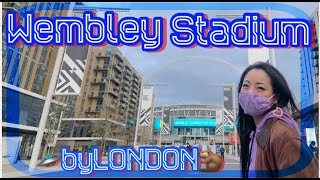 【バーチャル観光】Vol.4 サッカーの聖地イングランド代表のホーム！BTSが12万人動員したWembley Stadiumへの行き方を歩いて紹介♪