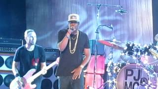 Unfortunately, Eddie Vedder does not chime in to do the cop voice.