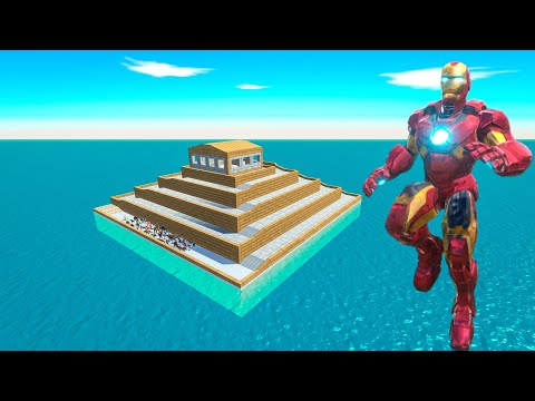 Escape From Iron Man - Last Survivor - Uphill Course | Animal Revolt Battle Simulator