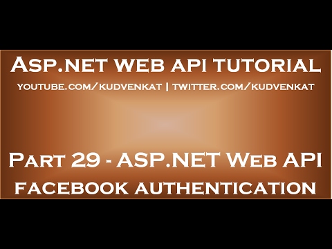 ASP NET Web API facebook authentication