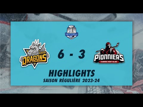 Dragons de Rouen 6-3 Pionniers de Chamonix - Highlights - Synerglace Ligue Magnus 2023/24