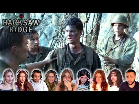 BEST Reaction to ''Saving The Last Survivors'' in Hacksaw Ridge (2016)