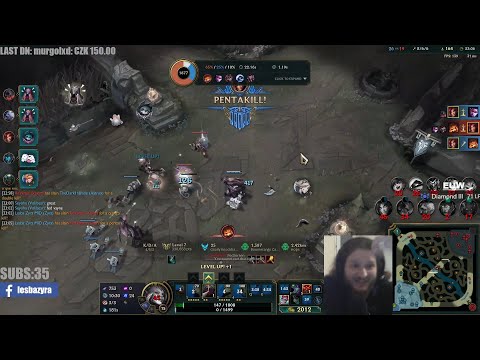 Pentakill Zyra mid season 12 solo ranked diamond euw