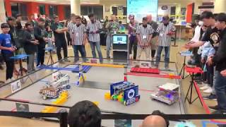 FTC Skystone 2019-20 (57 points) Milpitas Cisco Finals (AstroBruins 13217 + Midnight Meyhem 15385)