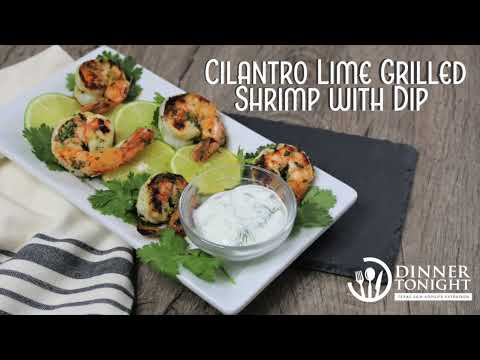 Cilantro Lime Grilled Shrimp