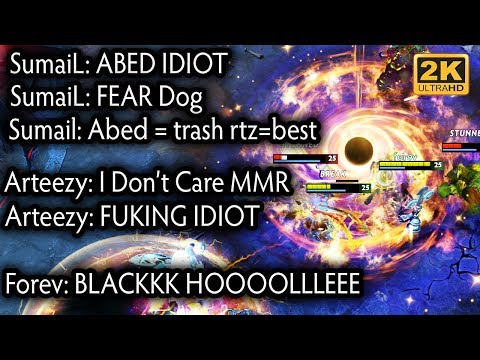 Arteezy, SumaiL, Abed, Forev, Fear EPIC Trash Talk  BATTLE  Dota 2