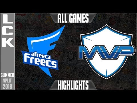 AFS vs MVP Highlights ALL GAMES | LCK Summer 2018 Week 3 Day 4 | Afreeca Freecs vs MVP