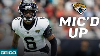 Greg Newsome II MIC'D up in Week 10 vs. Texans | Jacksonville Jaguars