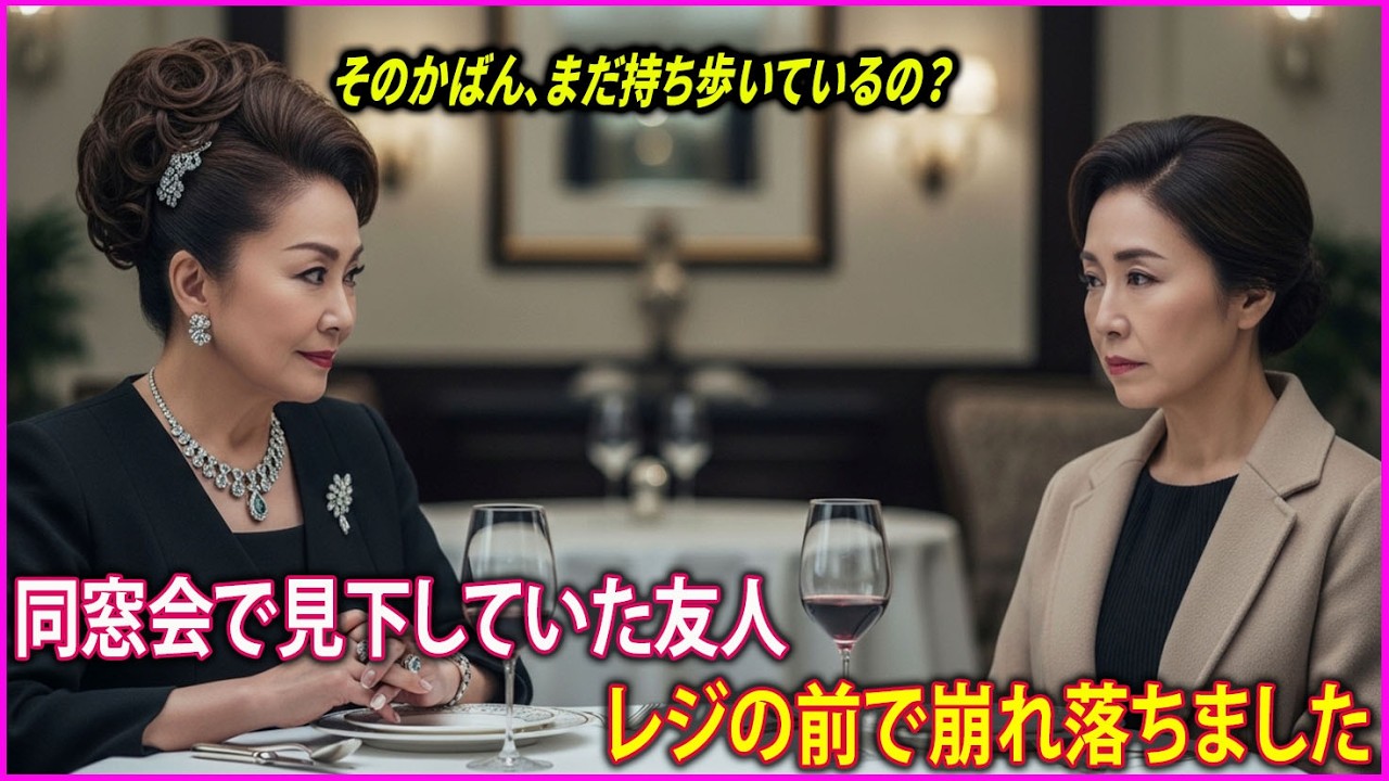 かばん一つで人を見下していた同級生たち、一番地味な友人の正体に粛然としました。 | スカッとする | 心温まる物語 | ロマンチックな物語 | 名作小説|実話風