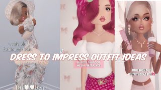 Dress To Impress Outfit Ideas TikTok Compilation