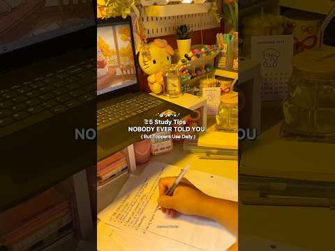 👀 Study tips Nobody ever told you‼️ #study #studytips #studywithme #shorts