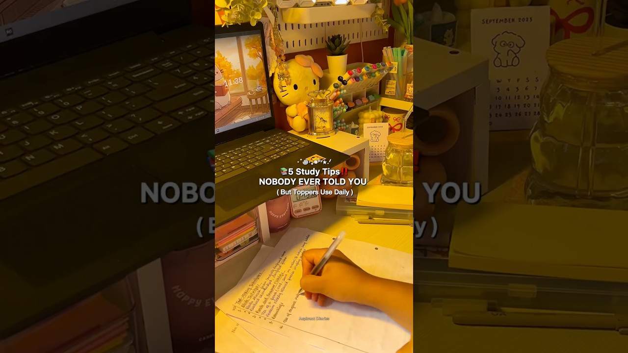 👀 Study tips Nobody ever told you‼️ #study #studytips #studywithme #shorts