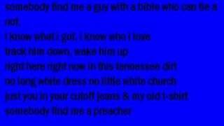 find me a preacher +lyrics