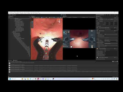VR surgical robotic training from VirtaMed (in-Editor footage)