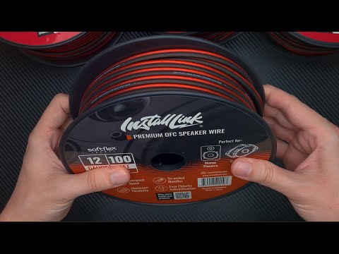 Speaker Wire 12 Gauge OFC, 100 Feet - Install Link - Unboxing