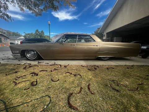 How To Install Complete Air Ride (ezairride) On 68 Cadillac. Its A Long One.. So Buckle Up!! 😳