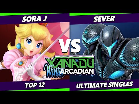 Xanadu Winter Arcadian Top 12 - Sora_J (Peach) Vs. SeVeR (Samus) Smash Ultimate - SSBU