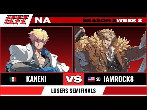 Kaneki (Ky) vs IamRock8 (Leo) - Losers Semifinals ICFC GGST NA: Season 2 Week2