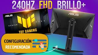 Ajustes ASUS TUF VG249QML5A + GamePlay: 24”, FHD, 240Hz, brillo chetado y VRR en consola ⚡