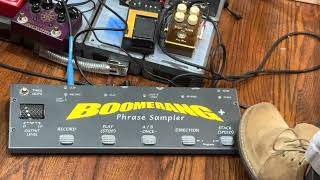 Video thumbnail for Boomerang Phrase Sampler Plus demo by I Berner