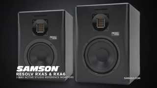 Video thumbnail for Samson Resolv RXA5 & RXA6 Studio Monitors | Quicklook by Sam Ash Music