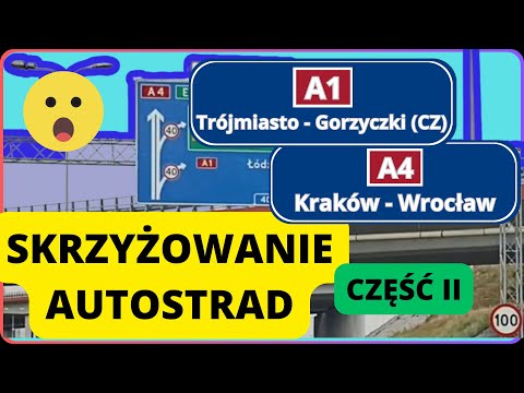 [039] Skrzyżowanie autostrad w Polsce - A1 i A4 | Węzeł Gliwice Sośnica | cz. II
