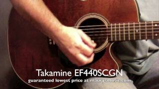 Video thumbnail for Takamine EF440SCGN by Maury's Music