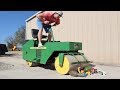 Using tractors on the farm to crush stuff | Tractors working on farm