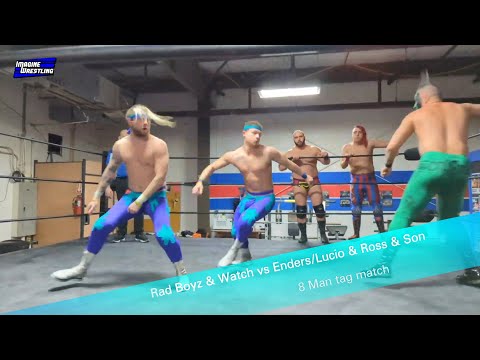 Eight Man Action in this free wrestling match