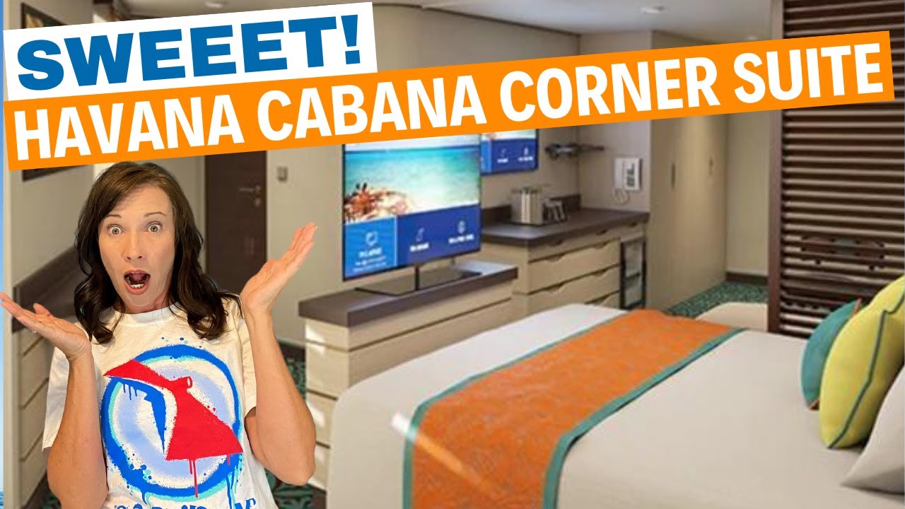 Carnival Mardi Gras Havana Cabana Corner Suite