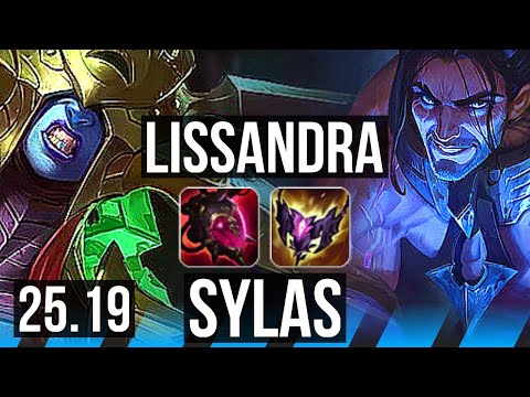 LISSANDRA vs SYLAS (MID) | 7/0/9, Godlike | EUW Master | 25.19